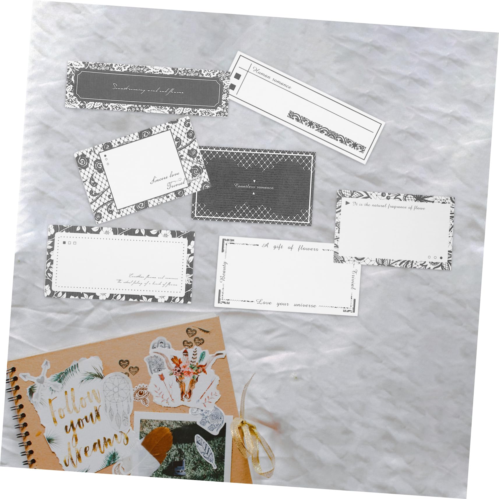 Gadpiparty 3 Set Adesivi in Carta Decorativa Per Scrapbook Adesivi Per Progetti Creativi Decorazioni Eleganti 100 Pezzi * 3
