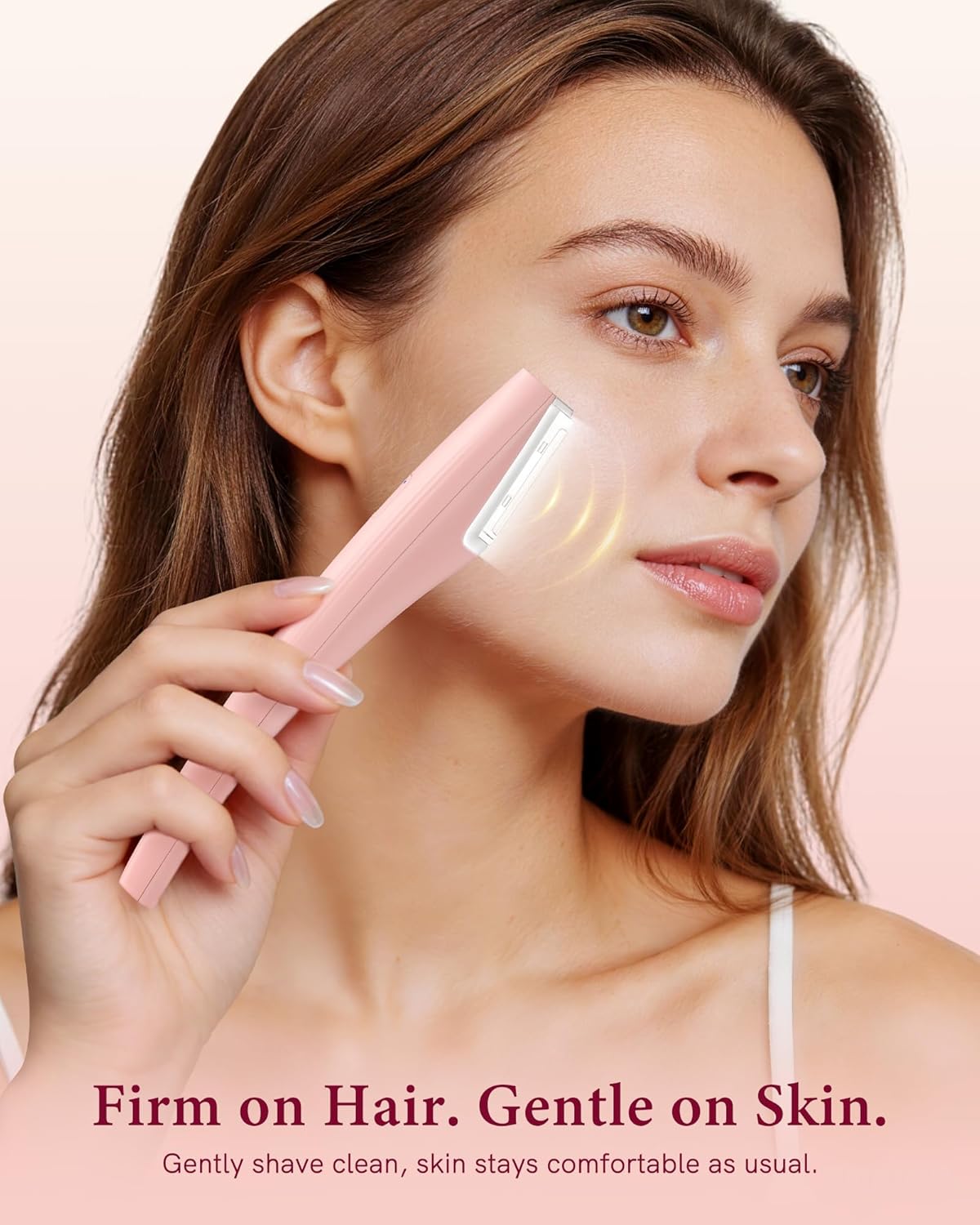 Sonic Dermaplaning Tool for Women Face, Professional Electric Facial Razor & Peach Fuzz Remover, 3-Speed Exfoliating Tool with LED Light, 10-Min Auto-Shutoff & 4 Replaceable Blades for Radiant Skin