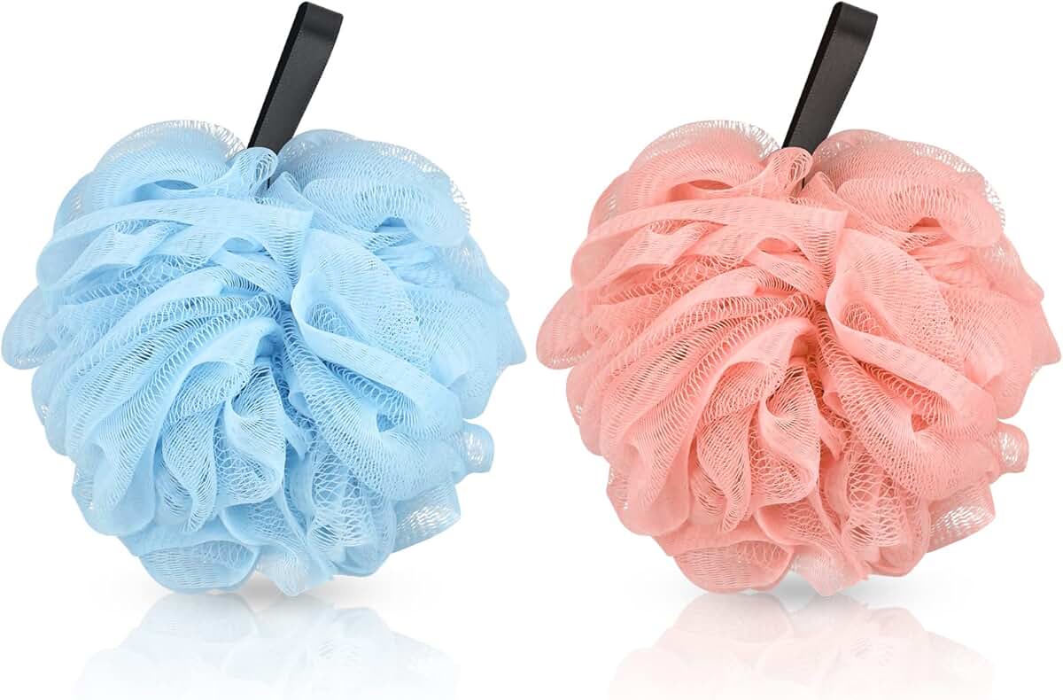 Amazon.co.uk Poufs Poufs / Bathing Loofahs, Sponges & Poufs Beauty