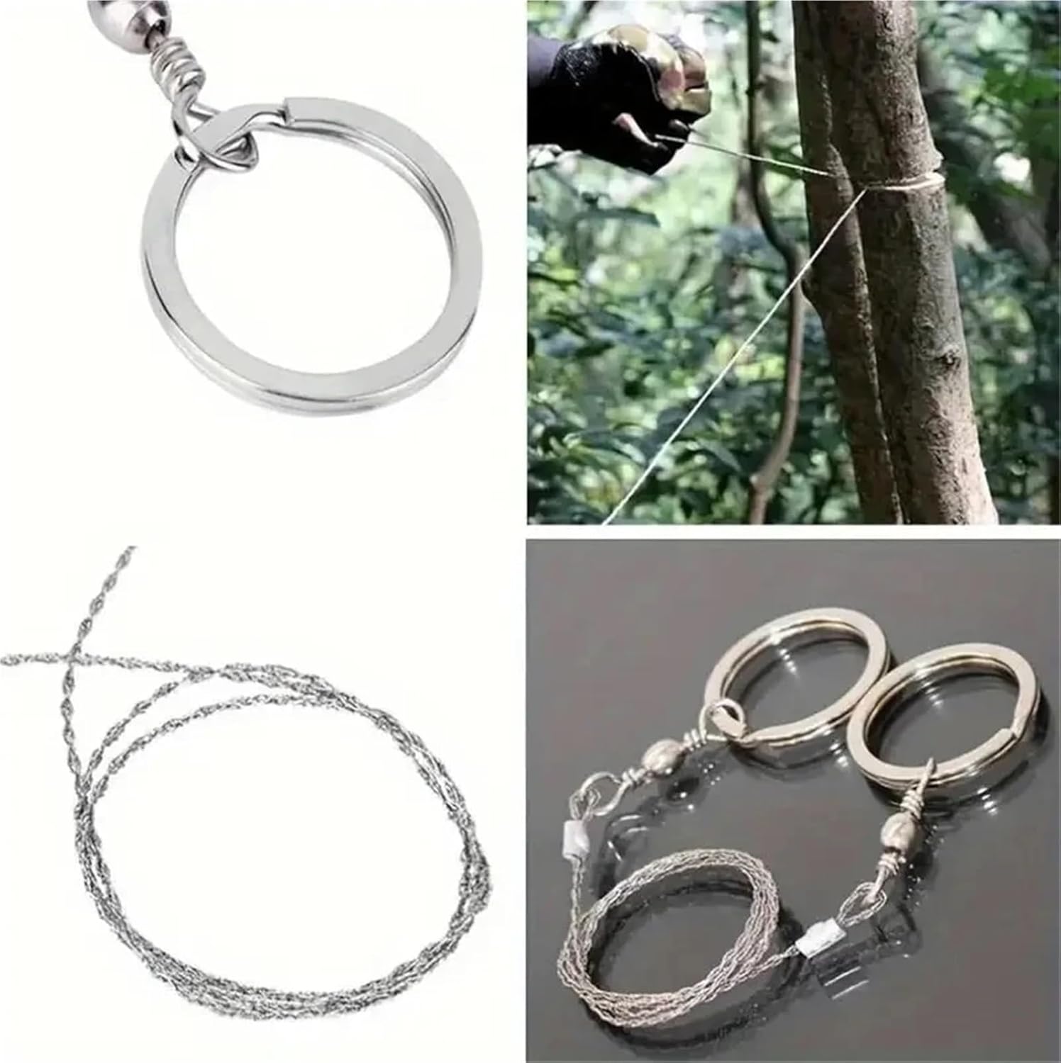 Wire Saw 30pcs Outdoor Hiking Steel Chain Saw - Portable Manual Emergency Gear Kit