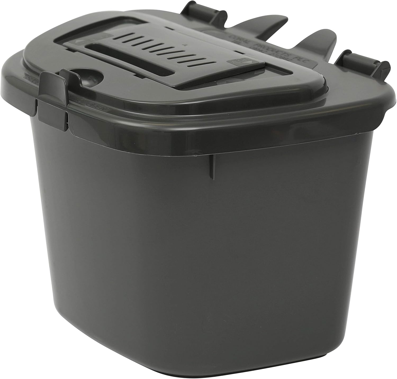 5L Vented Kitchen Compost Caddy & Mounting Bracket Composting Bin for