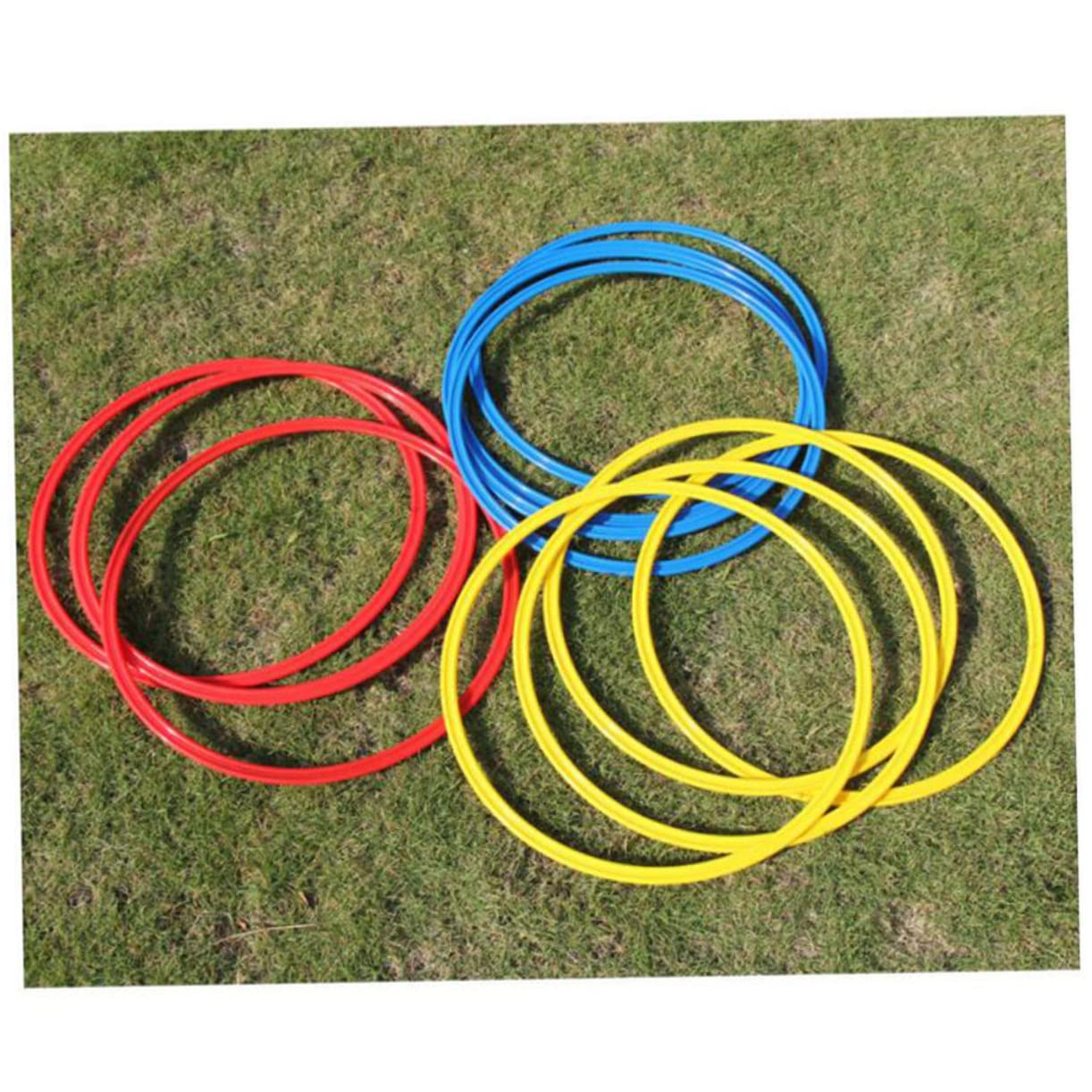 BESPORTBLE 6Pcs Scala di Calcio Anelli di Agilità di Calcio Anelli di Allenamento di Calcio Anelli di Agilità di Calcio Anelli di Agilità di Calcio Anelli di Allenamento di Calcio Anelli di