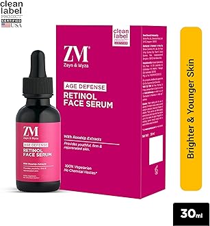 ZM Zayn & Myza Retinol Face Serum – 2.5% High-Strength Retinol with Rosehip Extracts, سيروم الوجه برتينول ٢.٥٪ + مستخلص ثمر الورد لمكافحة الشيخوخة، ٣٠ مل