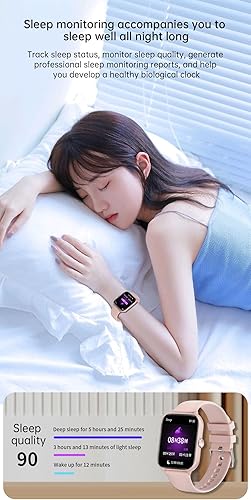 Miniatura 5 de ATGTGA - Reloj inteligente, reloj de seguimiento de fitness de 1.95 pulgadas (respuestahacer llamadas, pantalla siempre encendida), relojes para