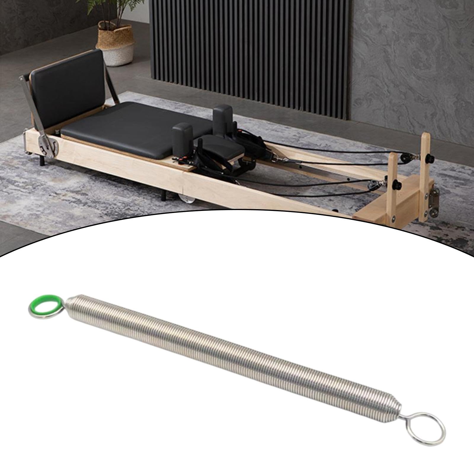 Colaxi Pilates Bed Spring Pilates Bed Parts Sturdy Heavy Duty Fitness Accessories Yoga Repair Hardware Replacement Pilates Equipment, Green