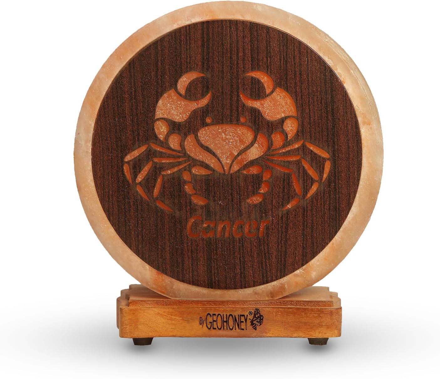 Geohoney Himalayan Salt Lamp - Zodiac Sign Cancer Gh-Csl-042 D