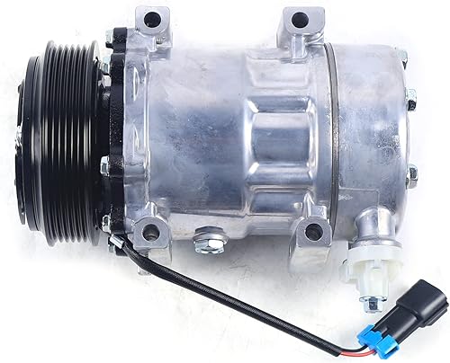 Miniatura 3 de Compresor de CA AC con embrague para Kenworth T300 T370 T600A T660 T800 W900 2007-2010 F696001121 43554039 48844039 031401 10044039 34