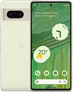 Google Pixel 7 – Unlocked Android 5G Smartphone with wide-angle lens and 24-hour battery – 256GB – Lemongrass