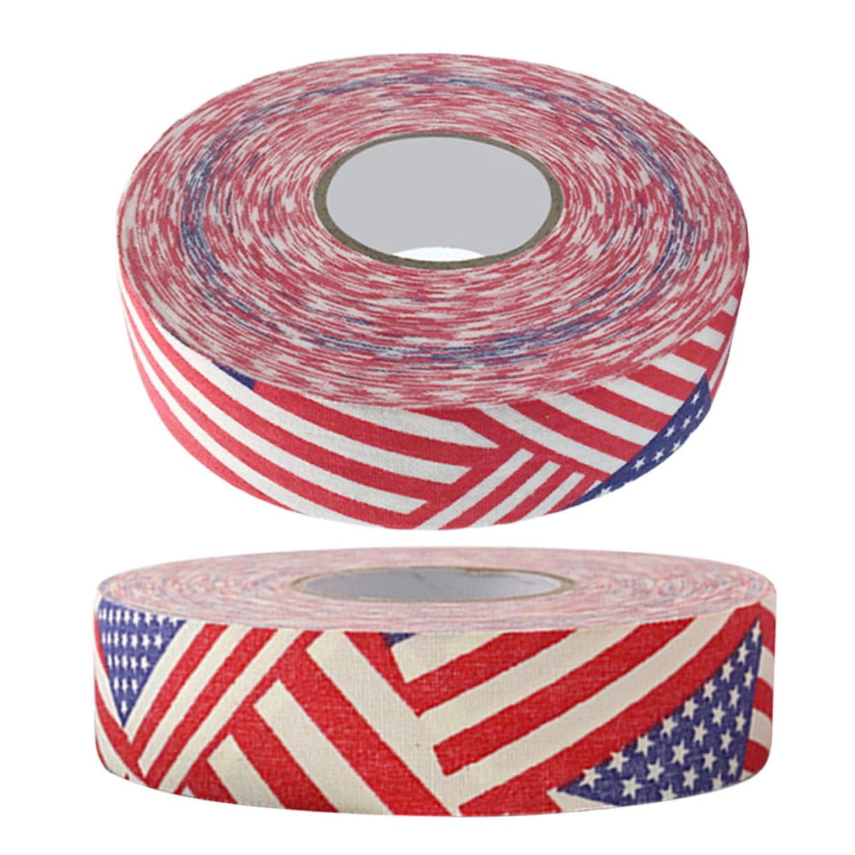 HANABASS 2rolls Hockey Racket Tape Wear-Resistant Adhesive Sports Tape for Hockey Gear Lightweight Cloth Prevents Slippage During Games