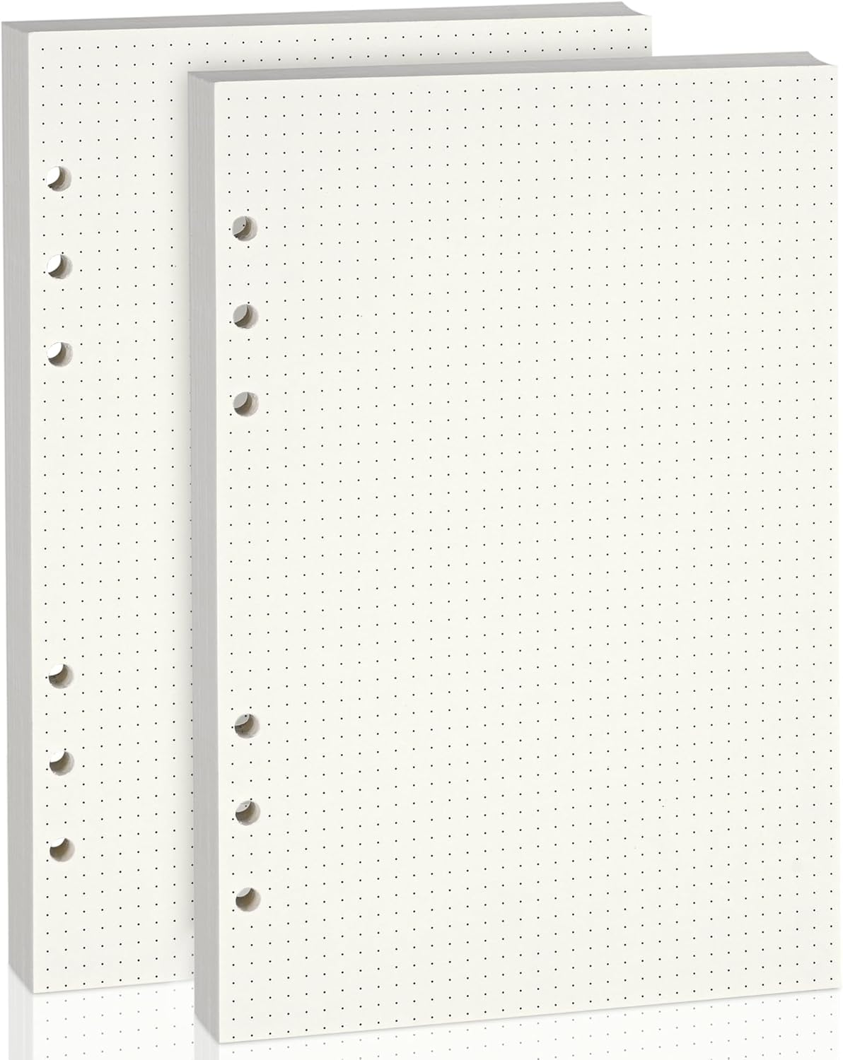 Nachf llpapier f r A5 6-Ringbuch-Notizbuch   Beidseitig beschreibbar kein Durchschlagen bei F llertinte. 100 GSM Gepunktete Linie 2x 80 Blatt passend f r A5 6-Ring