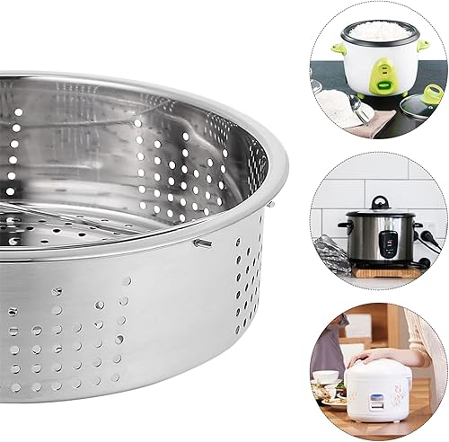 Miniatura 9 de BESTonZON Tamale Pot Tamale Pot Acero Inoxidable Cocción al Vapor Mariscos Cesta Vegetal Mini Cesta Estante Cocina Vapor Vegetales Cocinadoras