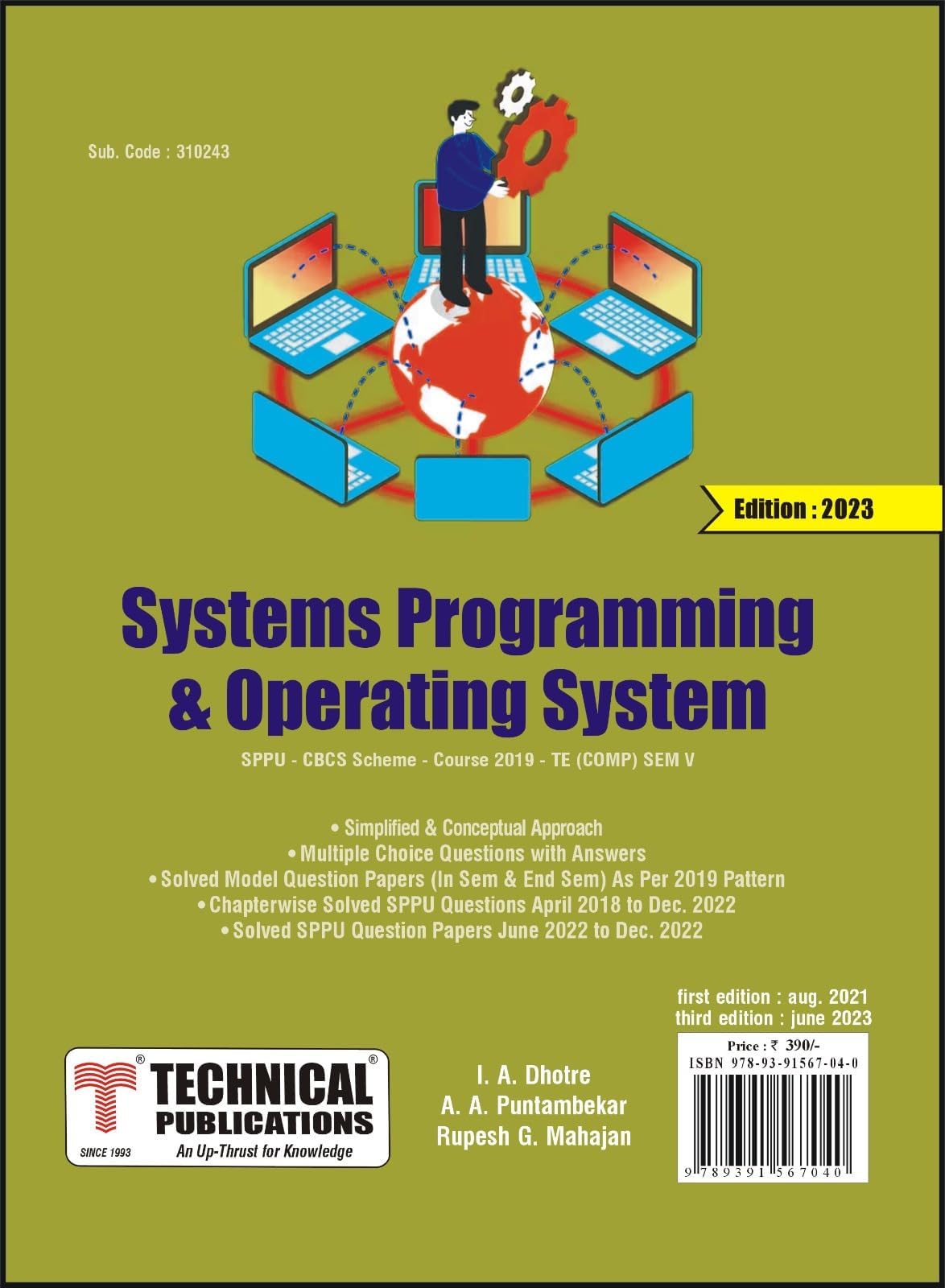 - System Programming and Operating Systems for SPPU 19 Course (TE - SEM V - COMP. - 310243)