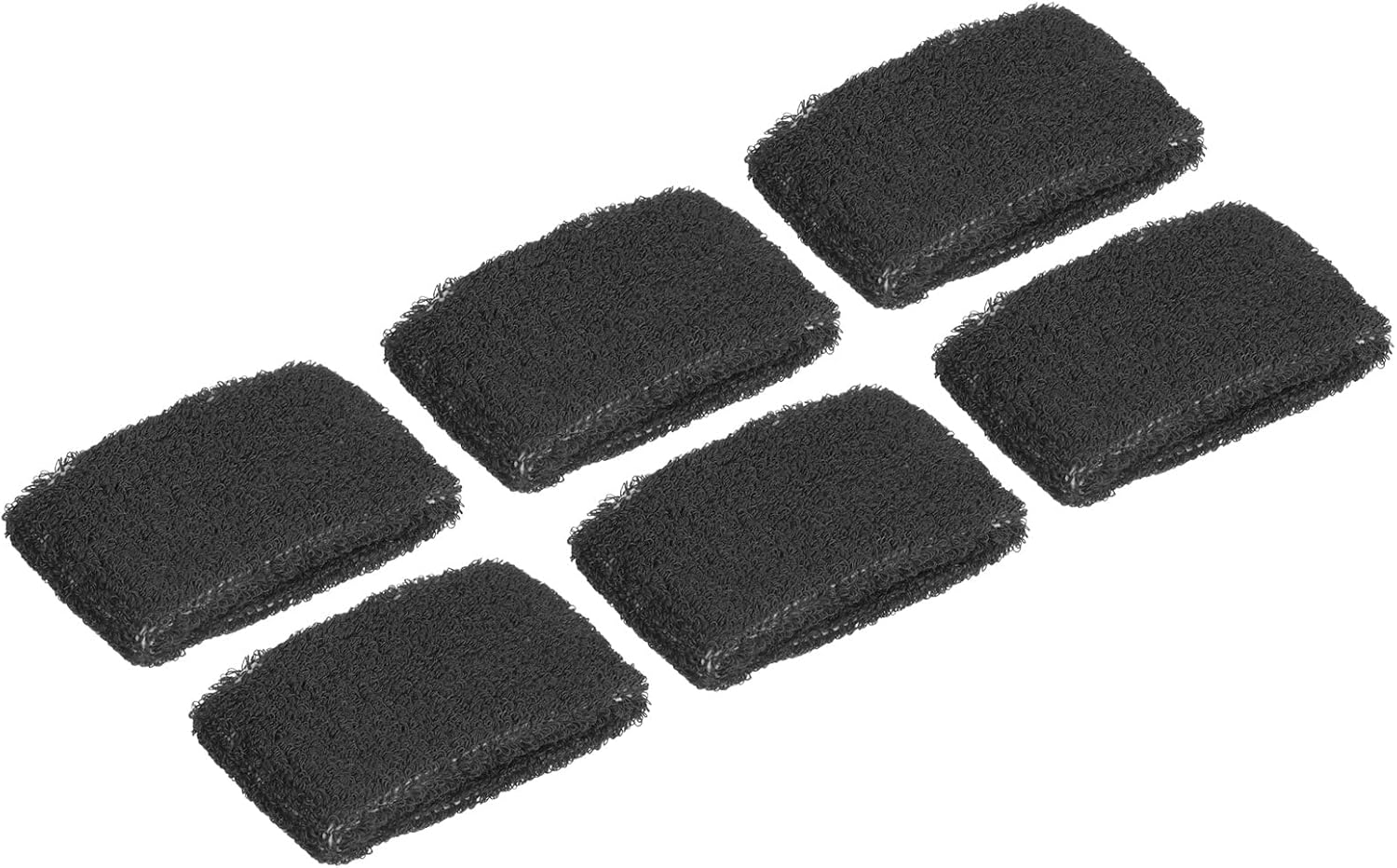 PATIKIL Sports Wristbands Cotton Terry Cloth Absorbent Sweatbands for Tennis Basketball Working Out Athletics Running
