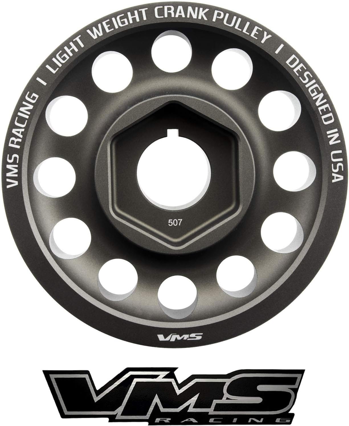 VMS RACING 0506 Light Weight Billet Aluminum Crankshaft