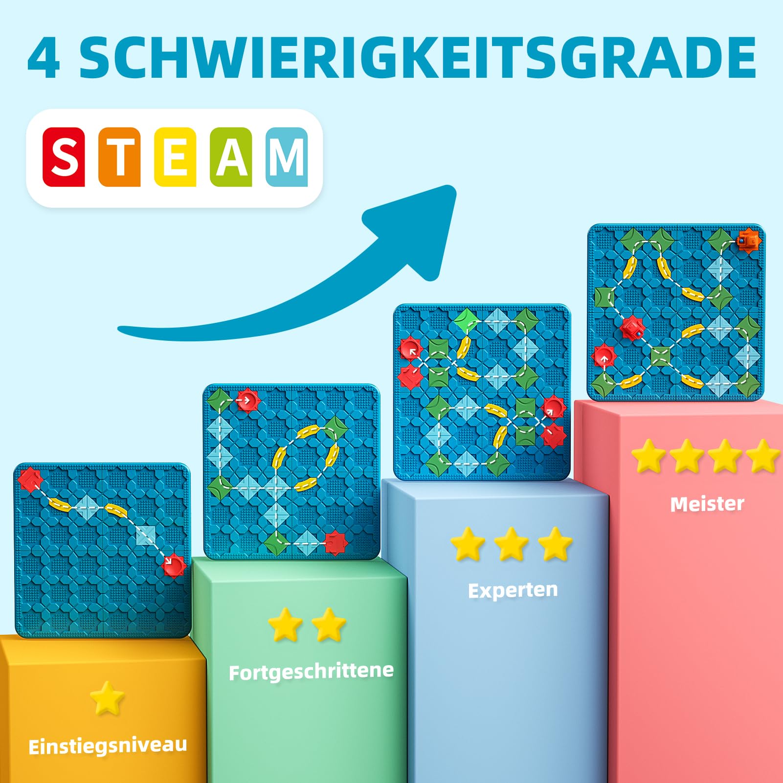 Puzzle Stem De Construction De Route 12 Pcs,Jeu De Société Enfants De Puzzle Stem De Construction De Route 12 Pcs,Jeu De Société Enfants De
