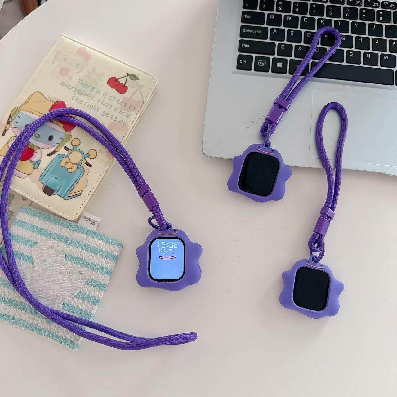 Case for Apple Watch 42 44 45 46mm,with Wrist Strap and Neck Lanyard image 4