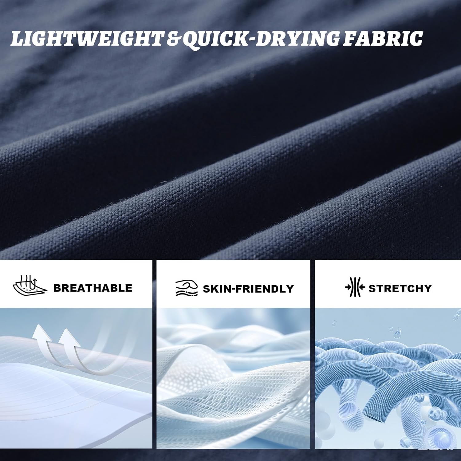 Athletic Gym Shorts for Men - Quick Dry Men's Basketball Shorts with Pockets, Running Workout Activewear - Image 5