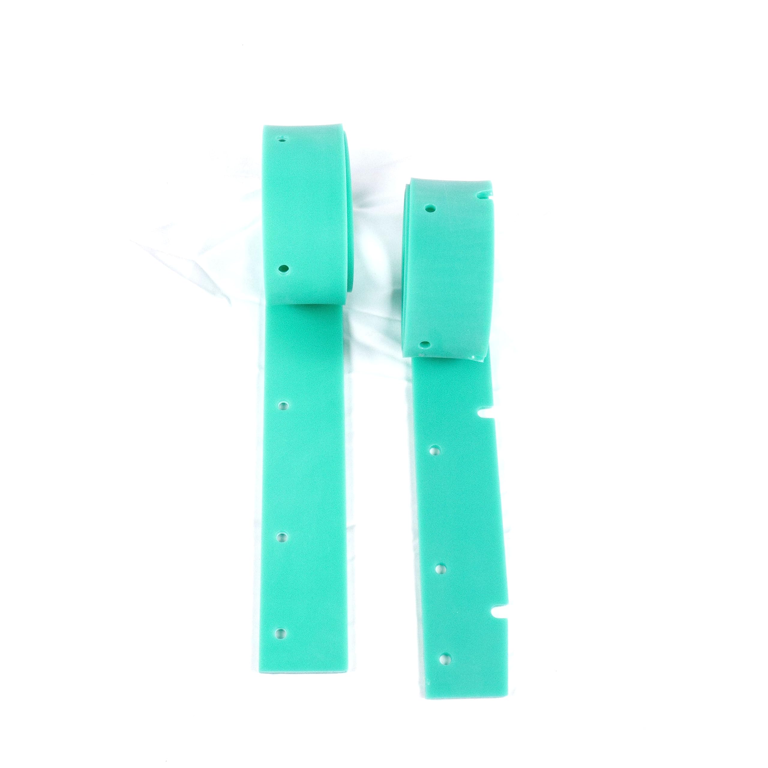 Kit raclette gomme verte compatible pour autolaveuse NUMATIC TT4045, TGB4045, TGB3045, TTB3450, TTB4045, TLB345S, TTB4500... - Alternative pour référence d'origine Numatic 900518