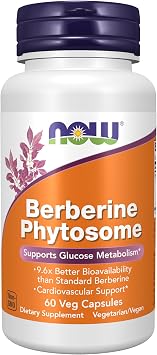 Now Foods Berberine Phytosome, Supports Glucose Metabolism*, 60 Veg Caps