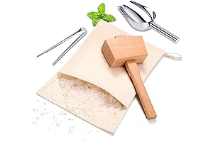 Lewis Bag and Wooden Mallet Crusher -- Your Essential Ice Crush Solution