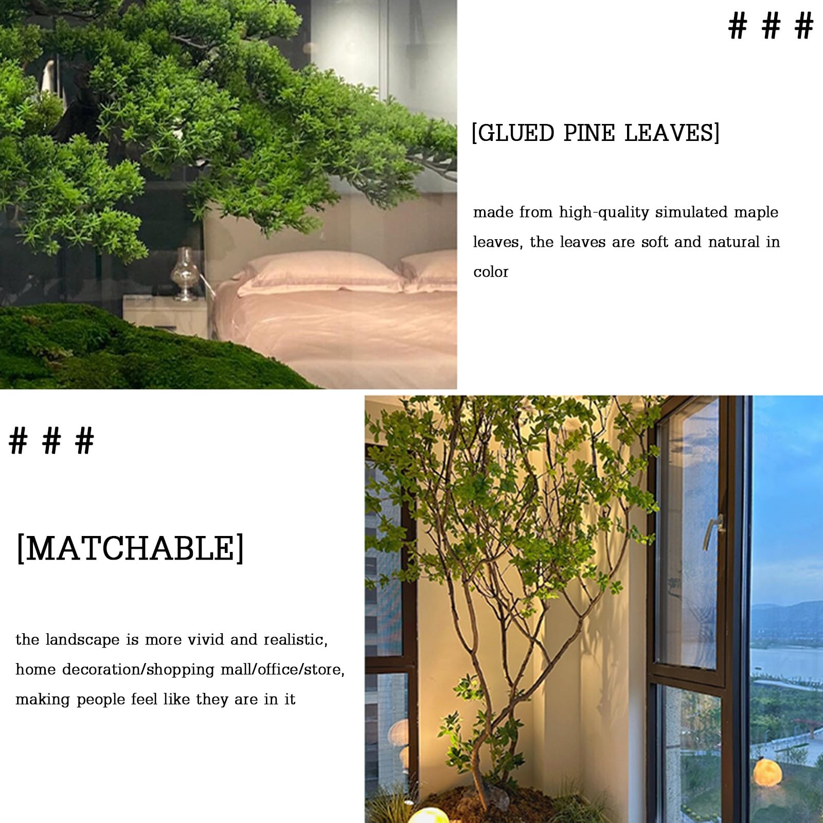 Pianta di edera finta da appendere, verde decorativo da parete per bagno, cucina, camera da letto, pianta rampicante artificiale per decorazione domestica, viti dall'aspetto naturale, 0,8 m