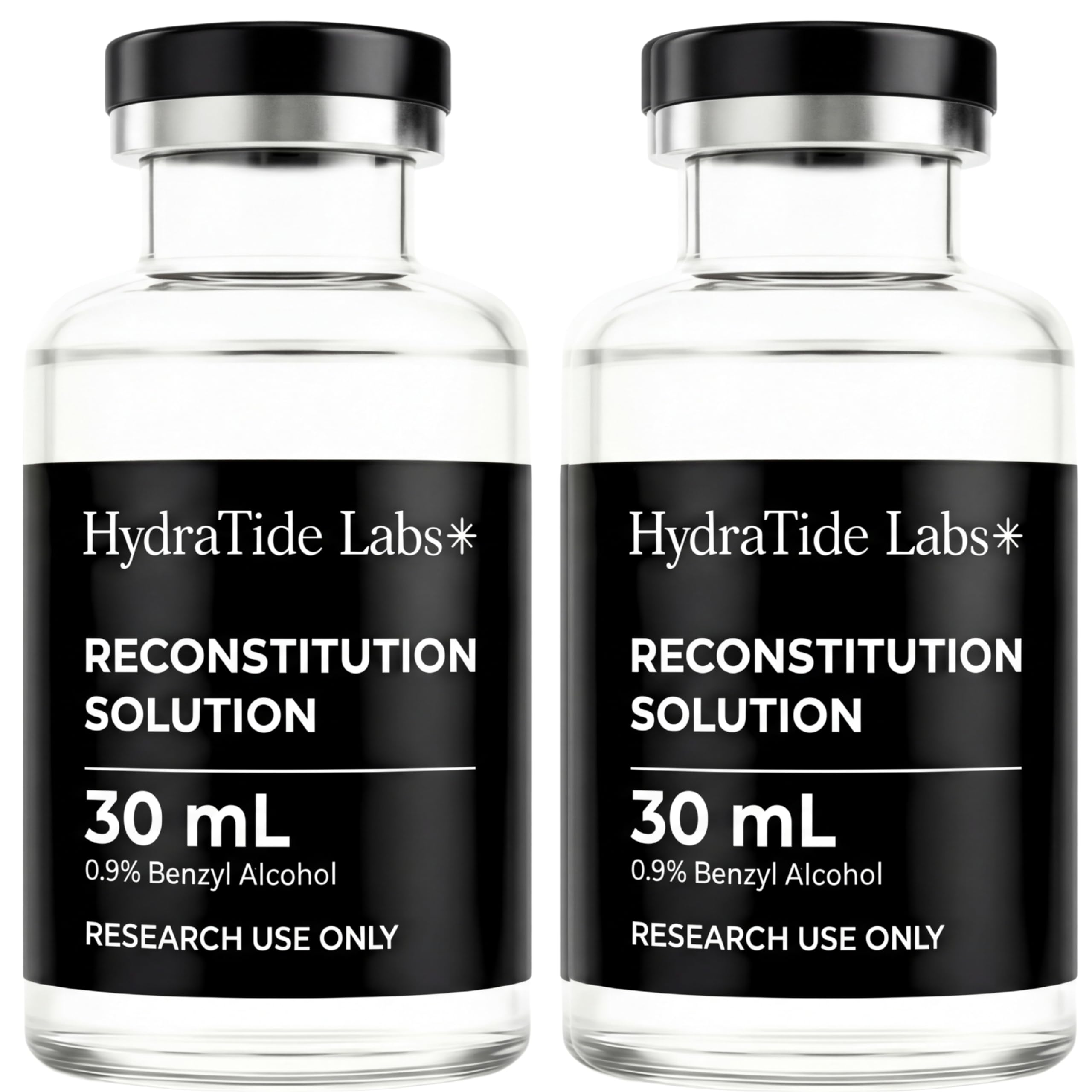 Reconstitution Solution – 2 Pack of 30 mL Glass Vials