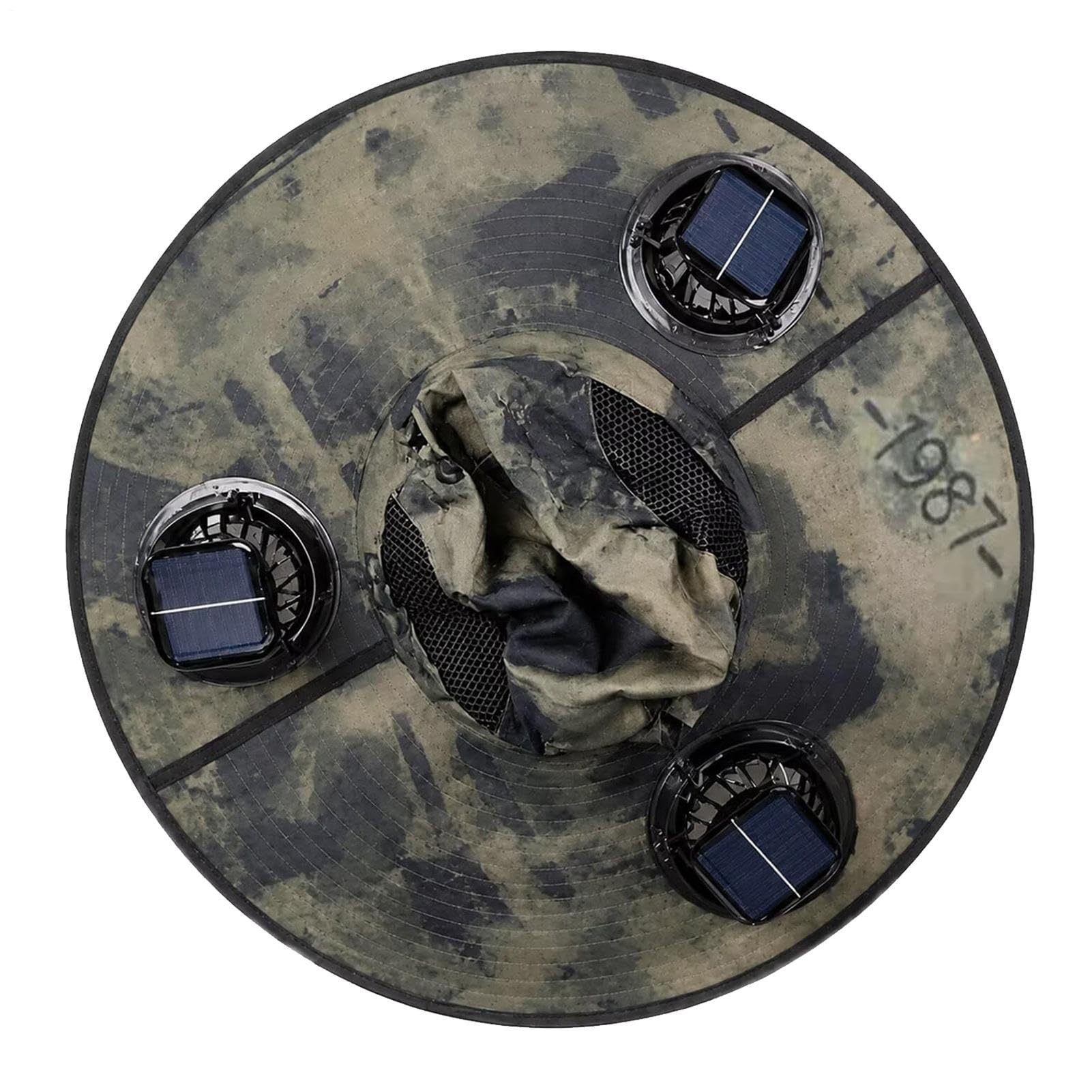 Gorros Ventilador Solar para Hombre Gorro Transpirable 3 Velocidades