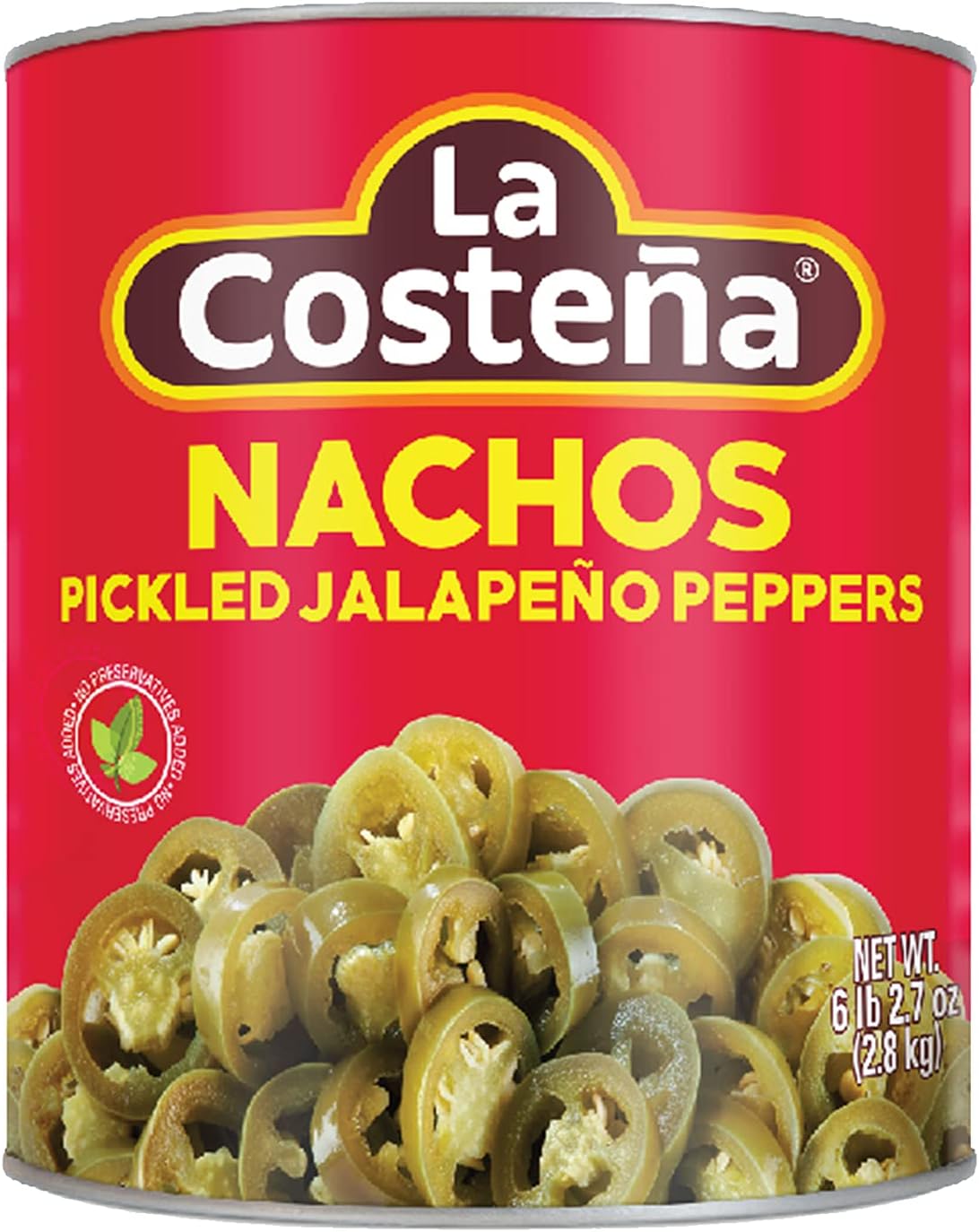 La Costena Nacho Jalapeno 6lb 4 oz