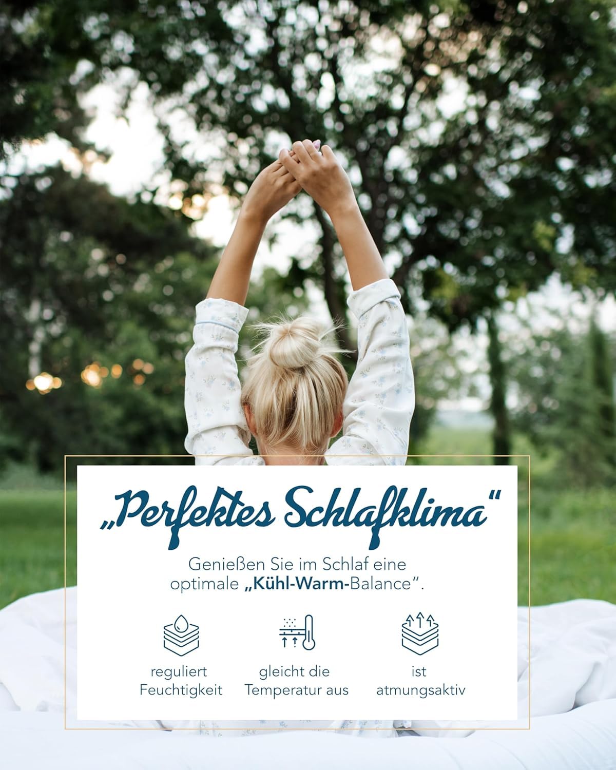 Wildseide Seide Baumwolle Sommerbett Sommerdecke Bettdecke 135x200 MS #1