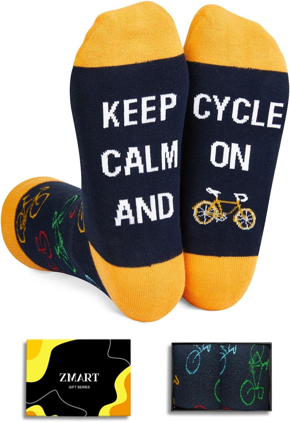 Zmart Sport Gifts for Men - Softball Basketball Volleyball Wrestling Plane Bike Socks