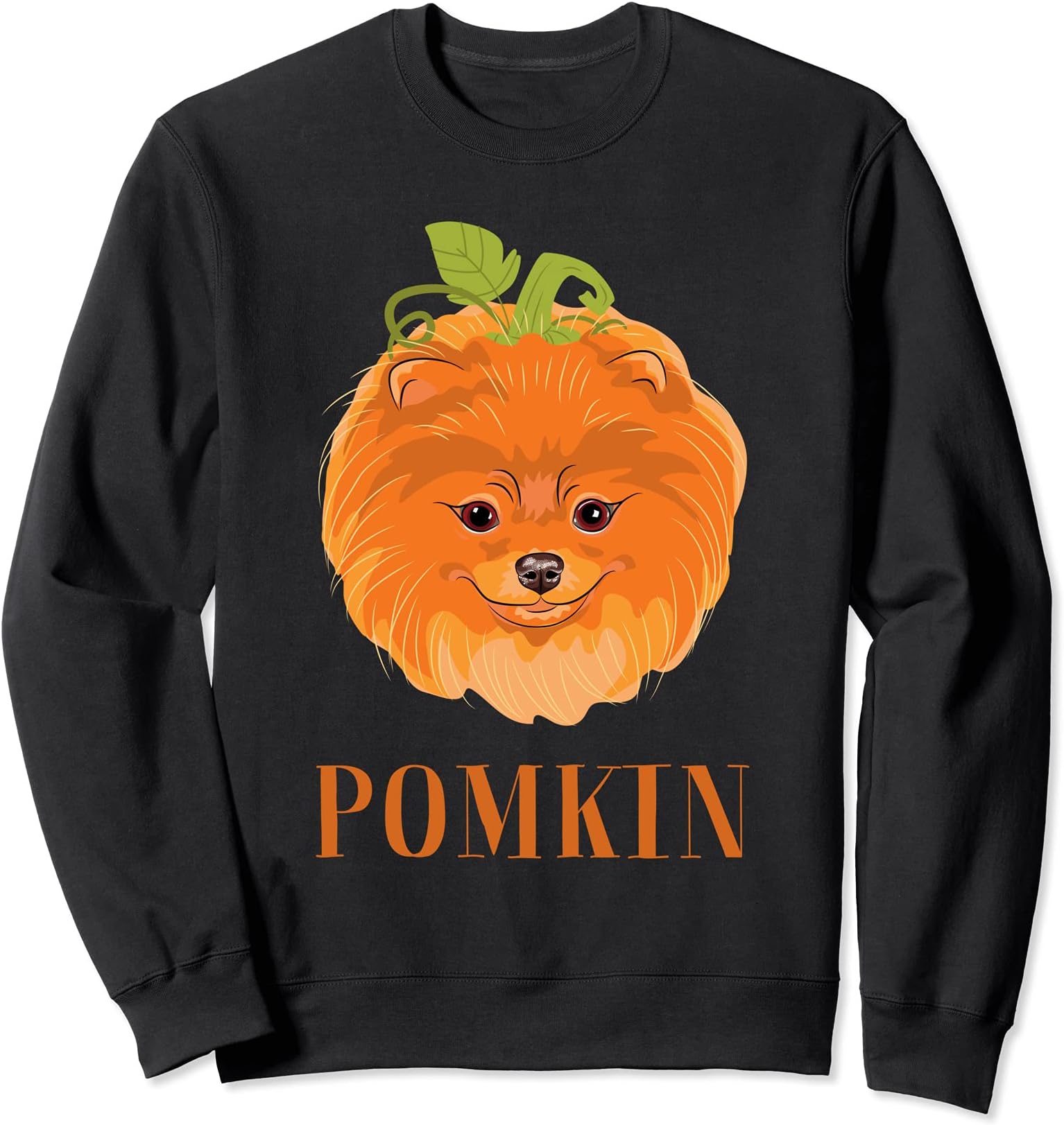 Pomkin Pomeranian Pumpkin Halloween Kids Boys Thanksgiving Sweatshirt
