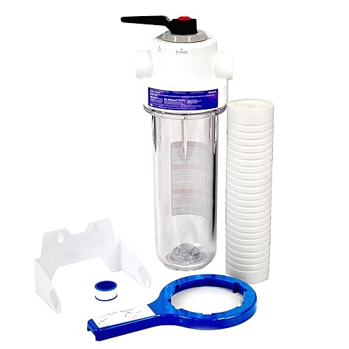 Whirlpool Sistema de filtro de agua para toda la casa WHKF-DWHV, entrada de 34 pulgadas  Cartucho de repuesto GD05 y kit de instalación incluido