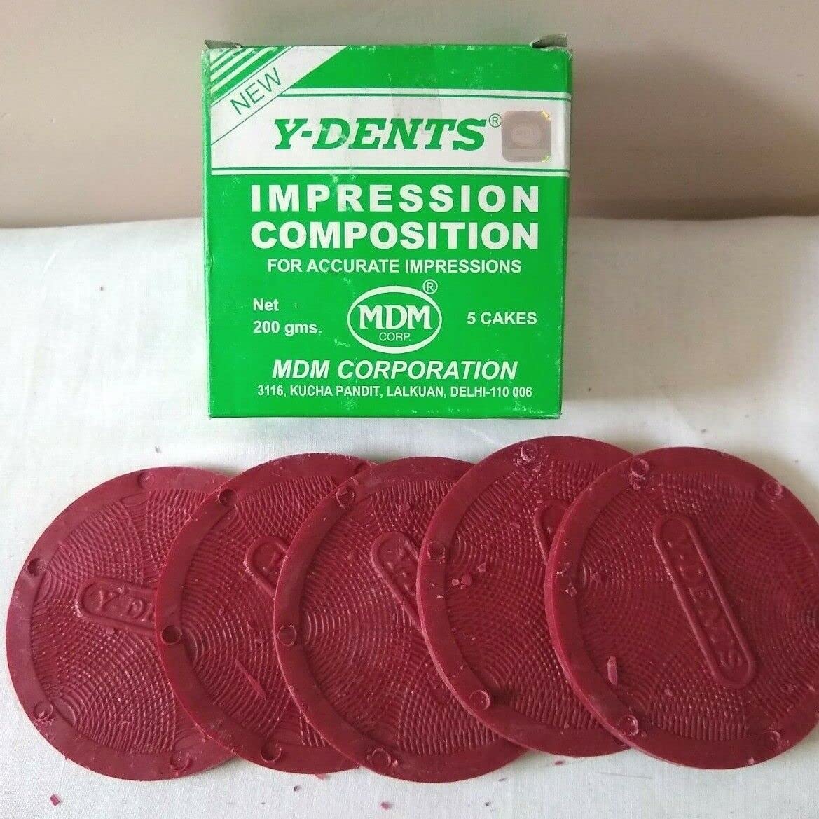 Dental Impression Composition Compound Box of 5 Piece Pack