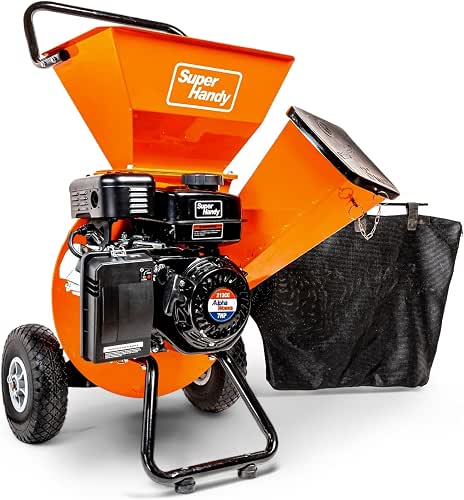 SuperHandy Wood Chipper Shredder Mulcher Ultra Heavy Duty 7HP 3