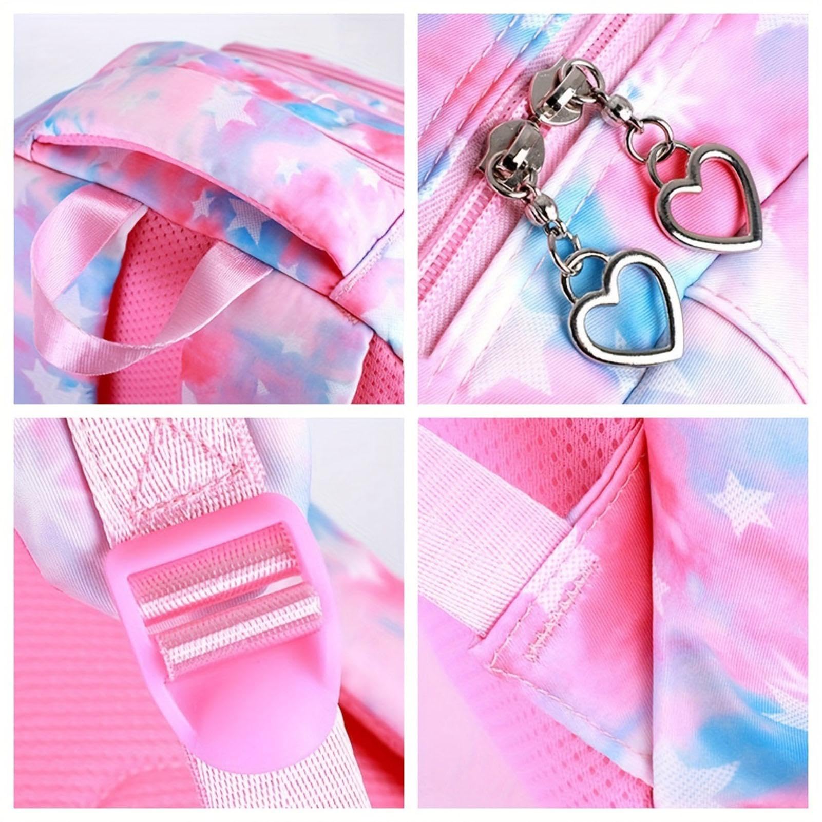 Zaino scolastico per ragazze Zaino Tote Grande Impermeabile Ed Ergonomico | Zaino Rientro A Scuola Tote, Scuole Medie, Elementari, Asilo, Pranzo, Borsellino e Bagaglio da Via
