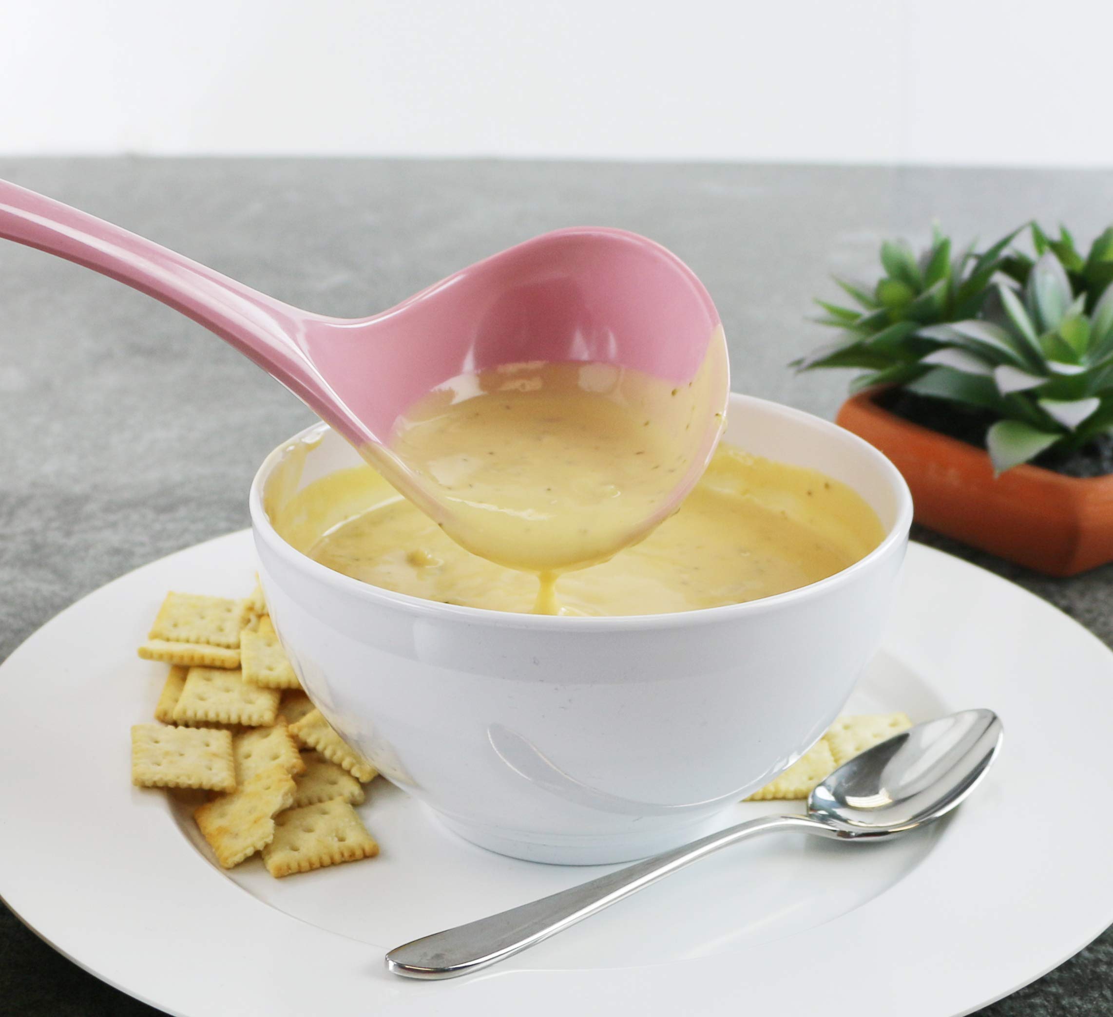 Calypso Basics 81601 Reston Lloyd zestaw przyborów z melaminy, 4-częściowy, różowy