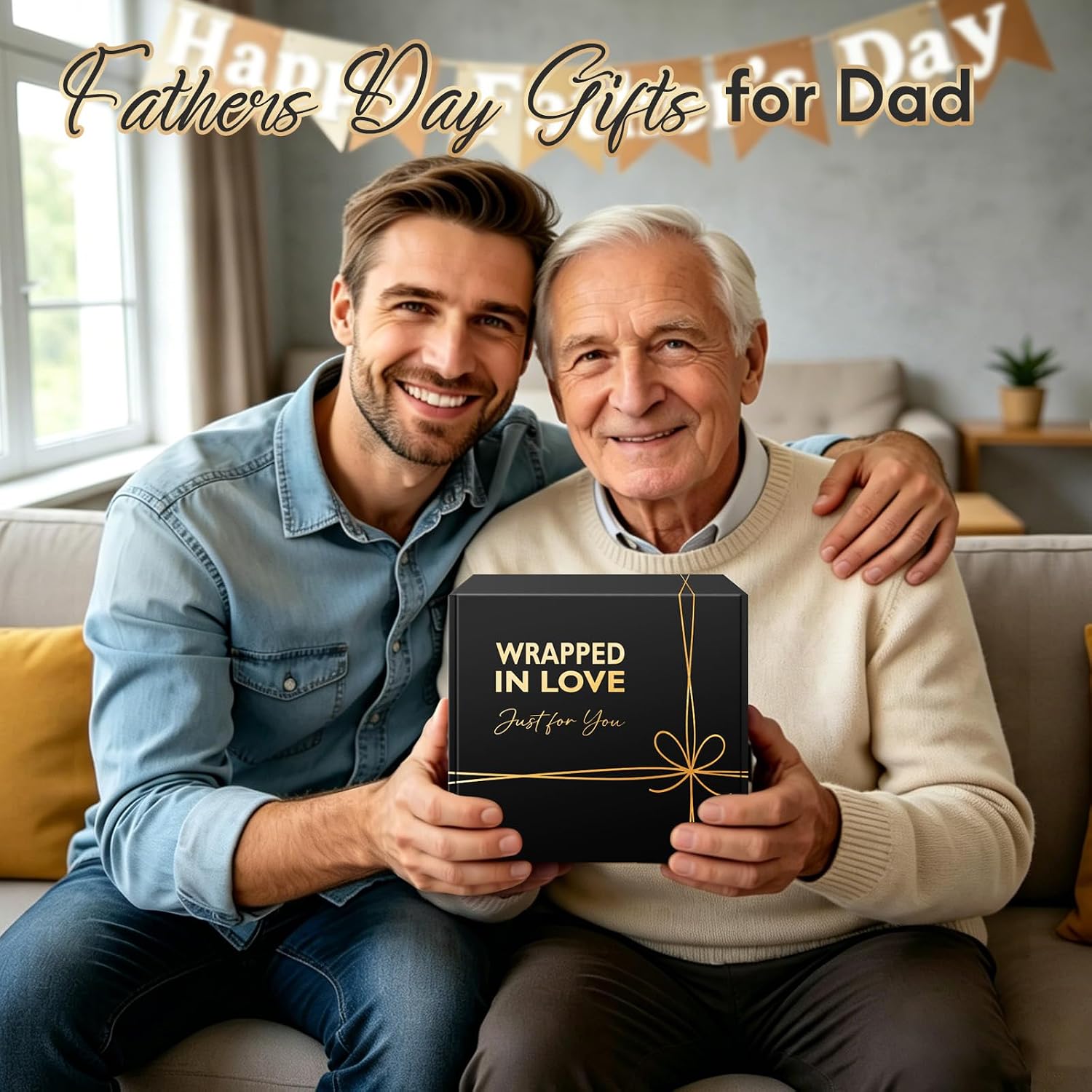 Birthday Gifts for Dad from Daughter Son: Eletorot Unique Spa Relaxation Baskets Gift Set, Personalized Funny Gag Dad Stepdad Grandpa Husband Gift for Christmas, Valentines, Fathers Day