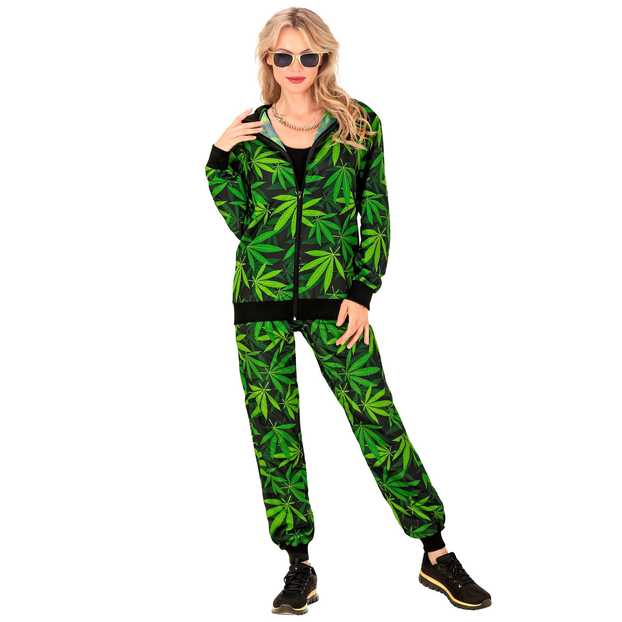 W WIDMANN MILANO Party Fashion - Costume Tracksuit, Rainbow Pattern, 80s Outfit, Jogging Suit for Carnival & Party - Image 3