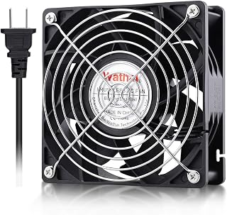 Wathai 120mm EC Industrial Cooling Fan 116 CFM 70-270V Ball Bearing 120x120x38mm High Airflow Brushless