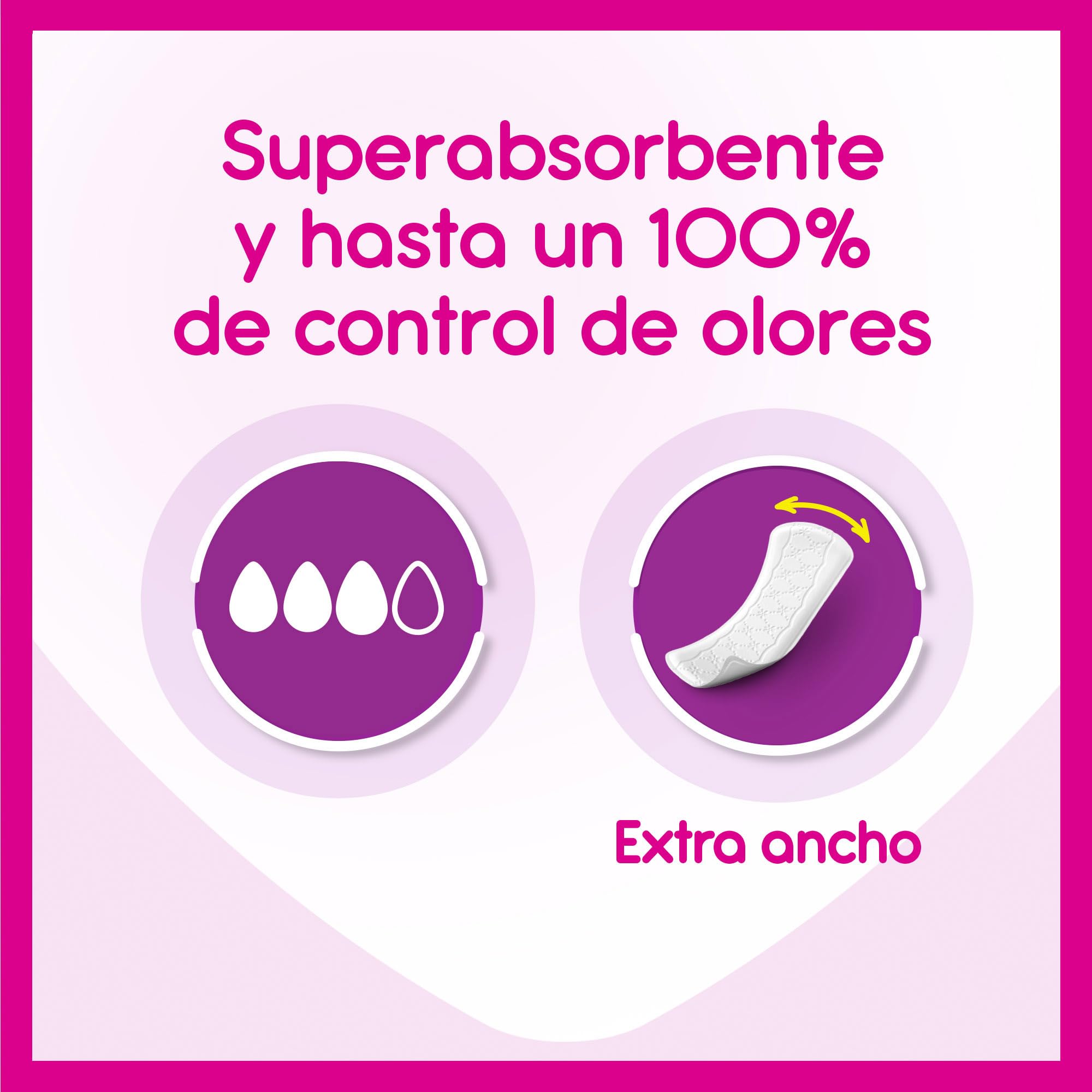 Carefree Plus Large de Fragancia Ligera Protegeslips (48 unidades), protege slips absorbentes y transpirables de uso diario, protectores extra largos con protección contra el mal olor — view 2