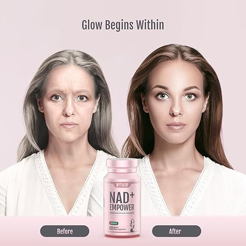 Miniatura 4 de Suplemento exclusivo NAD+ para mujeres, alternativa NMN con resveratrol, CoQ10, Cohosh negro, vitamina E para la salud celular, mejora la energía,