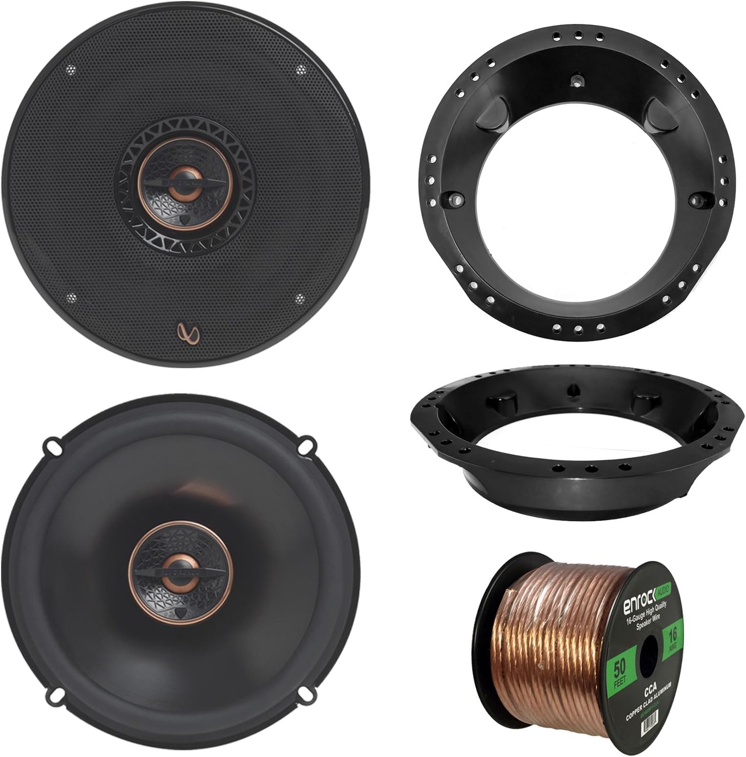 2x Infinity Reference Series 6.5" 165W 2Way Speakers, with