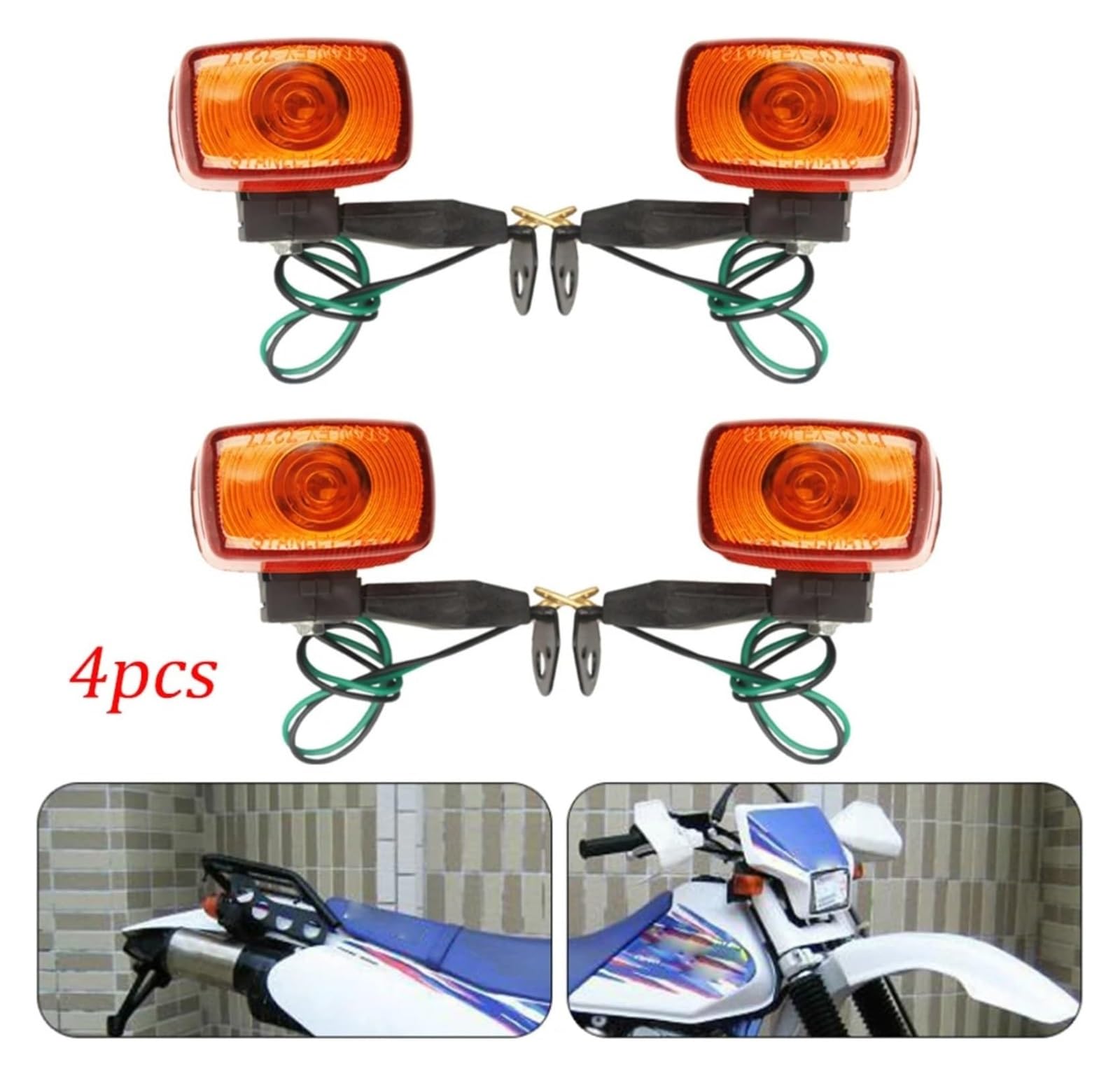 Indicatore di direzione Moto per XT225 per TTR250 Moto Indicatore di Direzione Anteriore E Posteriore