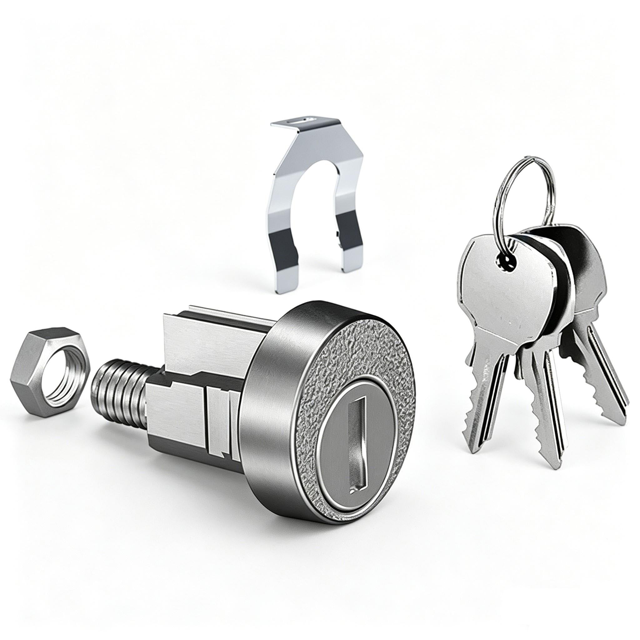 L-1172C COMP-X C9100 Mailbox Lock Replacement, USPS Key Lock with 3 Keys