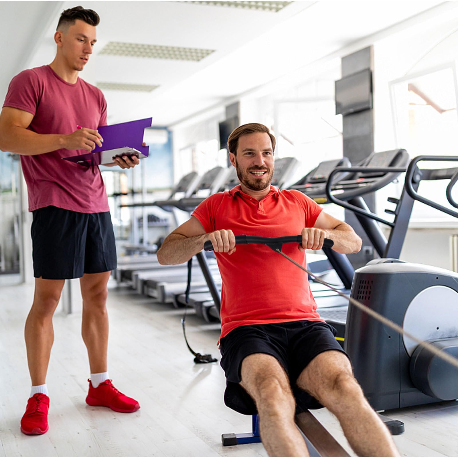 Mango de Entrenamiento de Fuerza Negro de Acero para Gimnasio