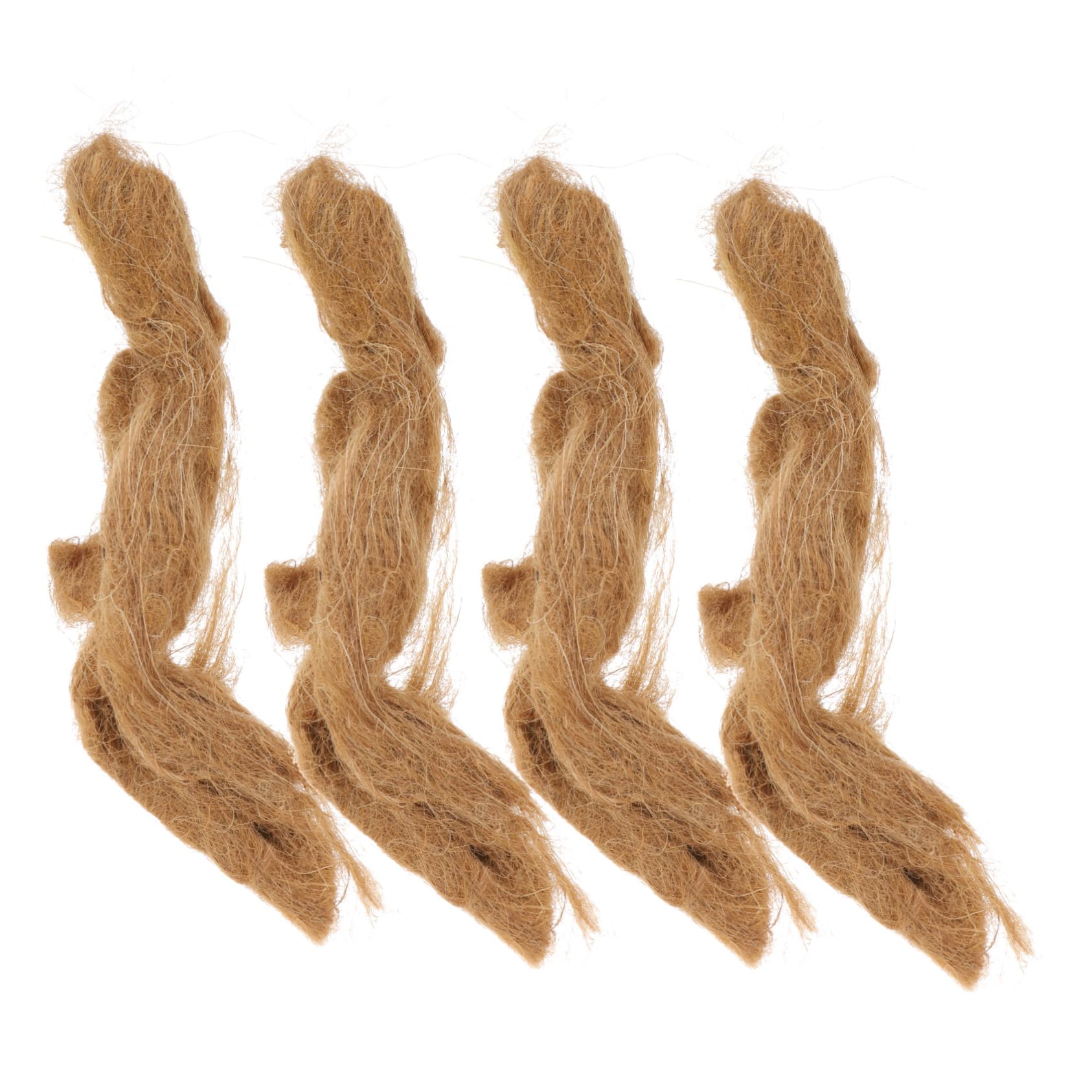 Toyvian 5 Ensembles Allume Naturel Jute pour Camping Activités De Plein Air Allumage Rapide Pratique 4 Pièces * 5