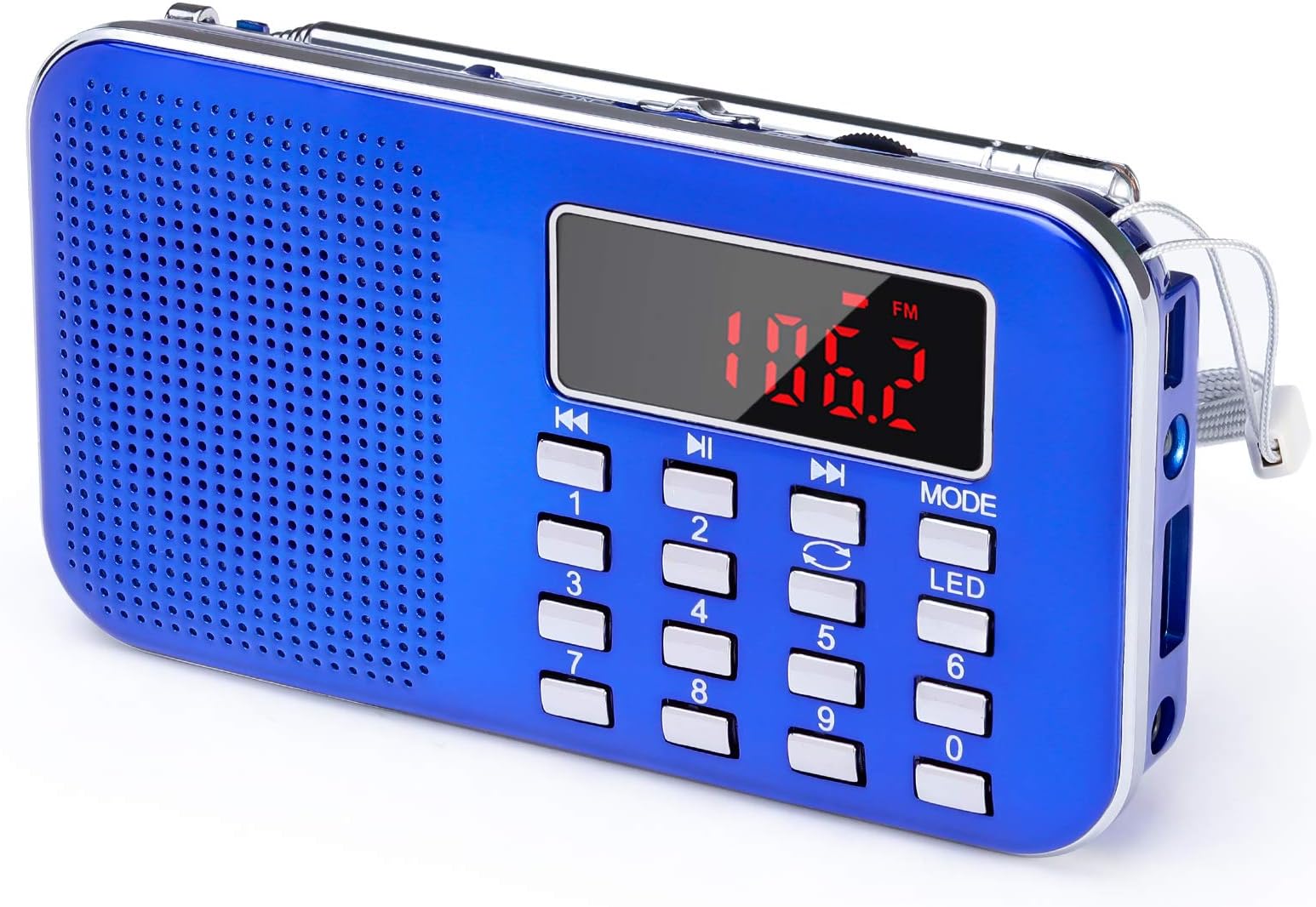 Poste Radio Portable, AM/FM/SW Radio a Pile, Rétro Radio Vintage