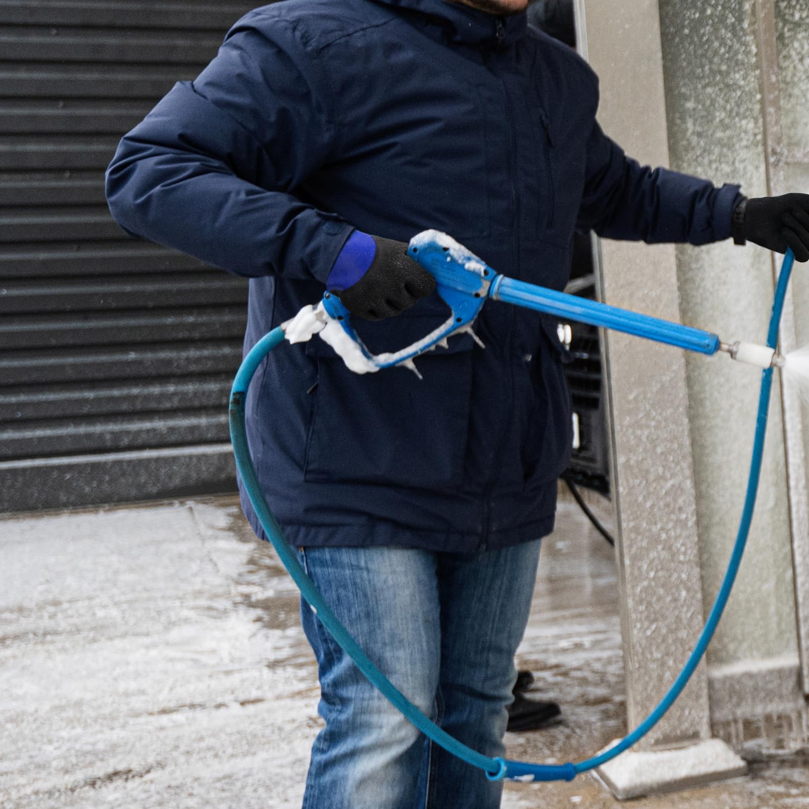 Kebada T2 - Guantes de trabajo de invierno impermeables para hombres y mujeres, guantes de congelador con aislamiento térmico para trabajar en el congelador para clima frío, revestimiento 100% látex