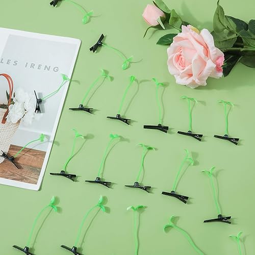 Miniatura 3 de 100 horquillas para el cabello de plantas, lindos pasadores para el cabello, accesorios para el cabello, para mujeres y niñas, hogar, escuela,