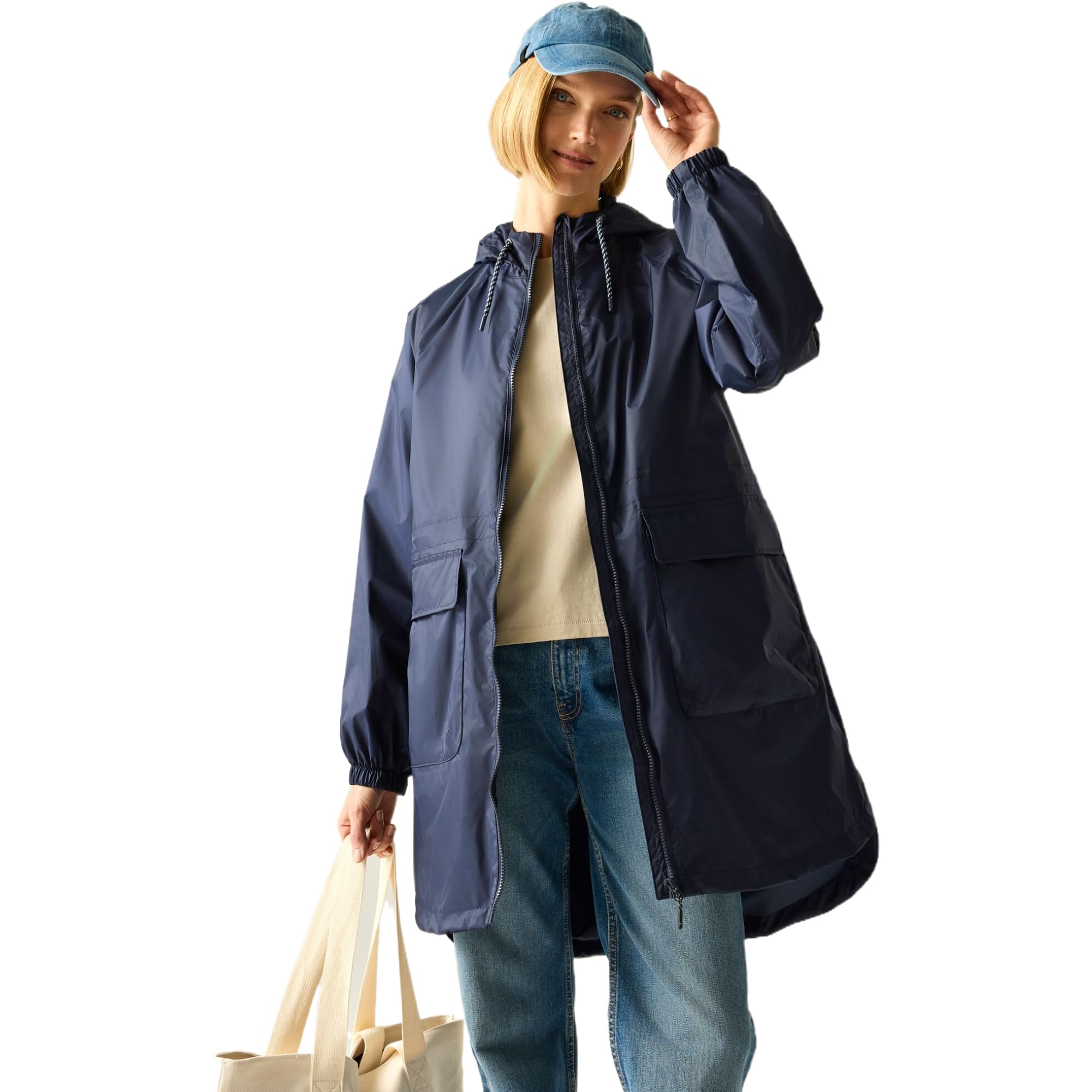 Regatta Women's Brindel Pack-It Waterproof Isolite Jacket - Navy - 18